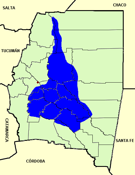 Departamentos
provinciales en donde se habla Quichua